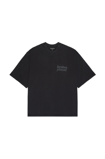 BROKEN PLANET BASICS WASHED MIDNIGHT BLACK T-SHIRT