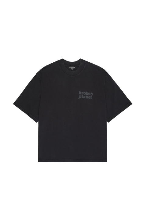 BROKEN PLANET BASICS WASHED MIDNIGHT BLACK T-SHIRT