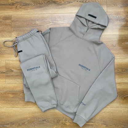 FEAR OF GOD ESSENTIALS TAN CORE COLLECTION FULL TRACKSUIT
