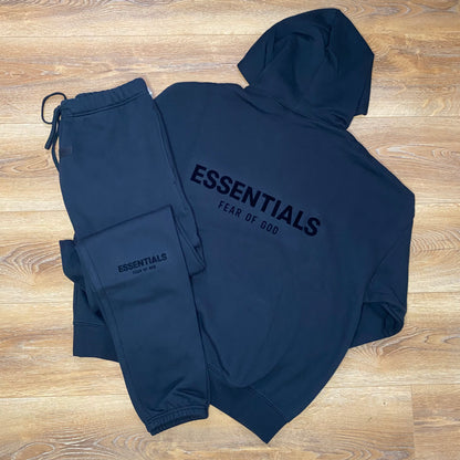 FEAR OF GOD ESSENTIALS BLACK FULL TRACKSUIT (SS22)