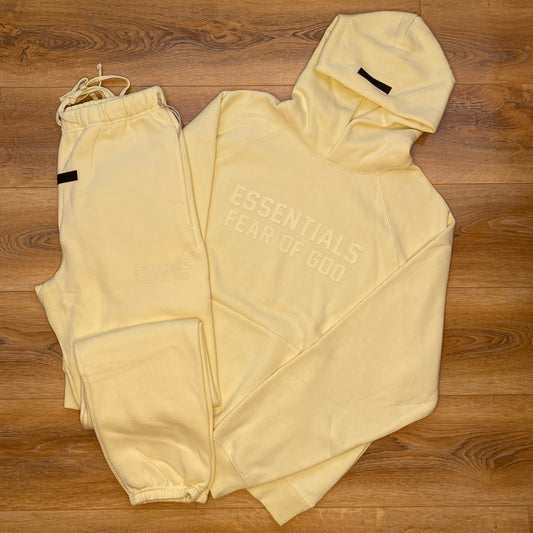 FEAR OF GOD ESSENTIALS CANARY FULL TRACKSUIT (FW22)