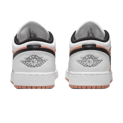 AIR JORDAN 1 LOW 'WHITE LIGHT MADDER ROOT' (GS) - Hype Locker UK