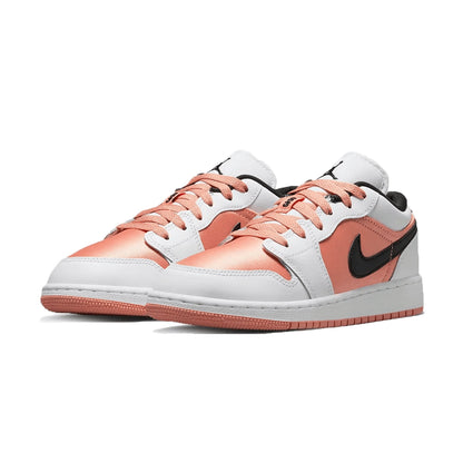 AIR JORDAN 1 LOW 'WHITE LIGHT MADDER ROOT' (GS) - Hype Locker UK