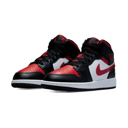 AIR JORDAN 1 MID 'BLACK FIRE RED' (GS) - Hype Locker UK