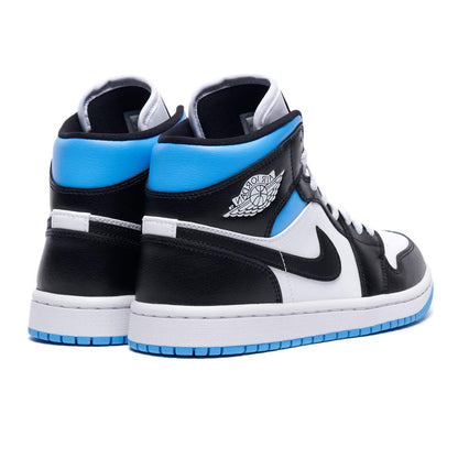 AIR JORDAN 1 MID 'BLACK UNIVERSITY BLUE' - Hype Locker UK