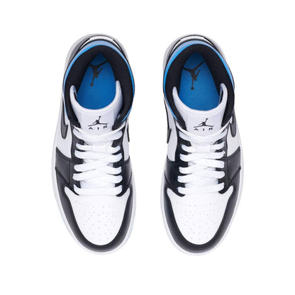 AIR JORDAN 1 MID 'BLACK UNIVERSITY BLUE' - Hype Locker UK