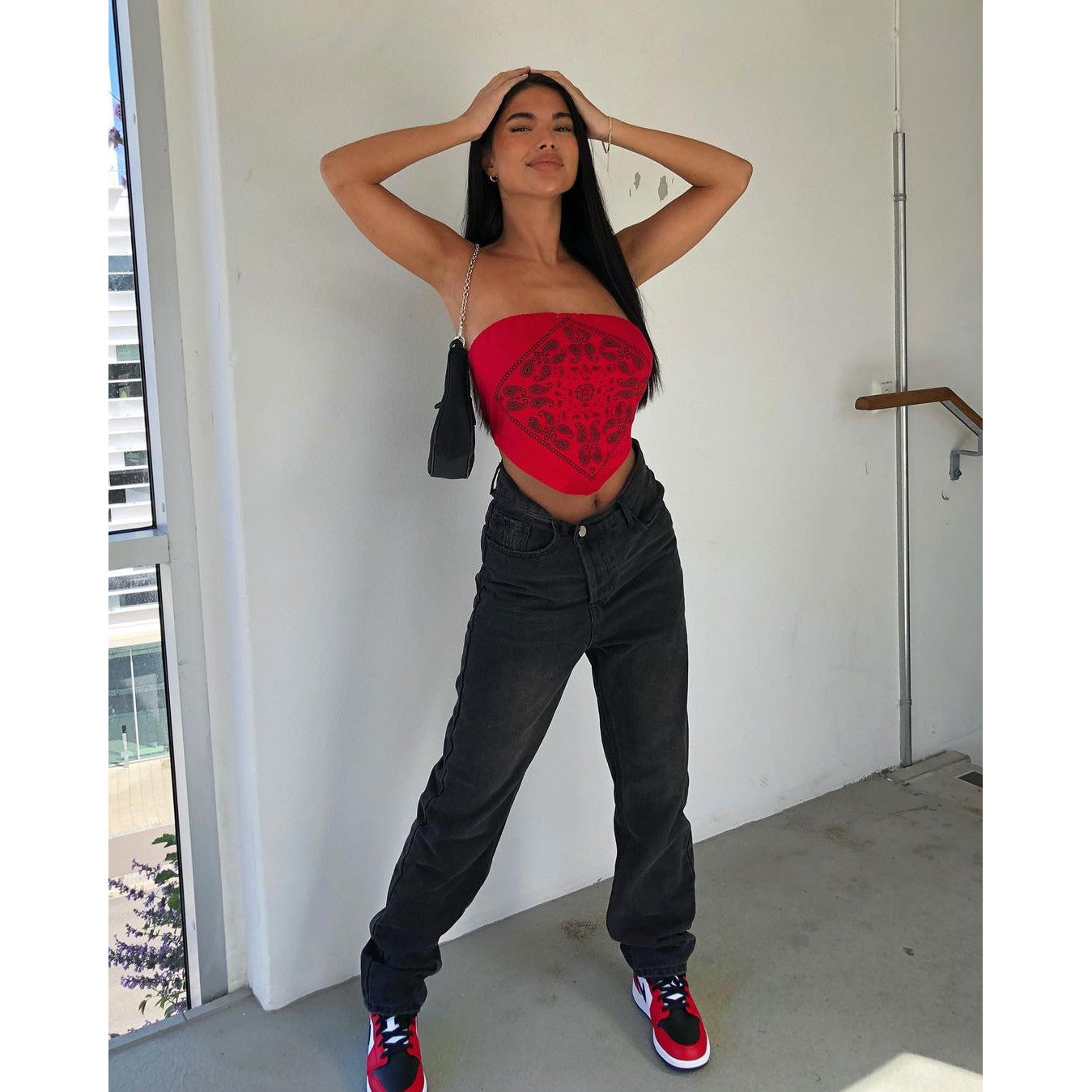 Black Toe Black Jeans And Jordans Air Jordan Mid Chicago Black Toe