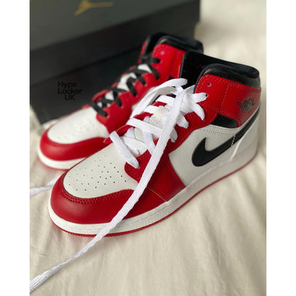 AIR JORDAN 1 MID 'CHICAGO WHITE HEEL' - Hype Locker UK