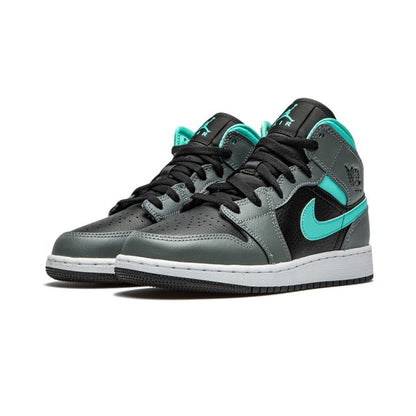 AIR JORDAN 1 MID 'GREY AQUA' (GS) - Hype Locker UK