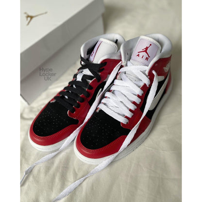 AIR JORDAN 1 MID 'GYM RED BLACK' - Hype Locker UK