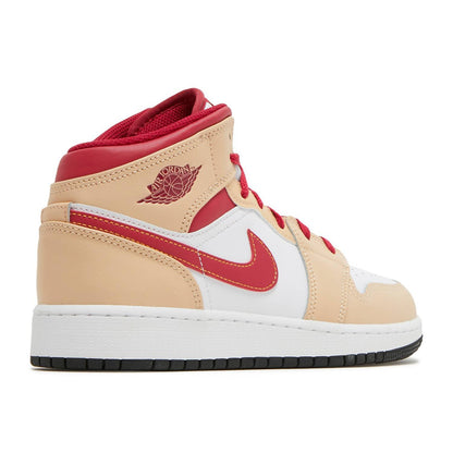 AIR JORDAN 1 MID 'LIGHT CURRY CARDINAL' - Hype Locker UK