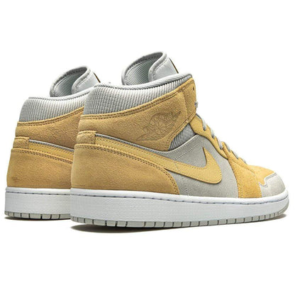 AIR JORDAN 1 MID 'MIXED TEXTURES YELLOW' - Hype Locker UK