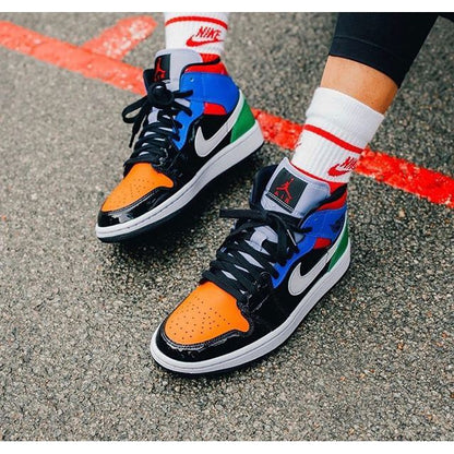 AIR JORDAN 1 MID 'MULTI PATENT' - Hype Locker UK