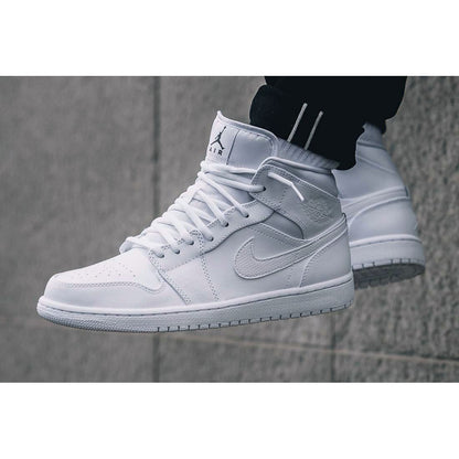 AIR JORDAN 1 MID 'TRIPLE WHITE' - Hype Locker UK