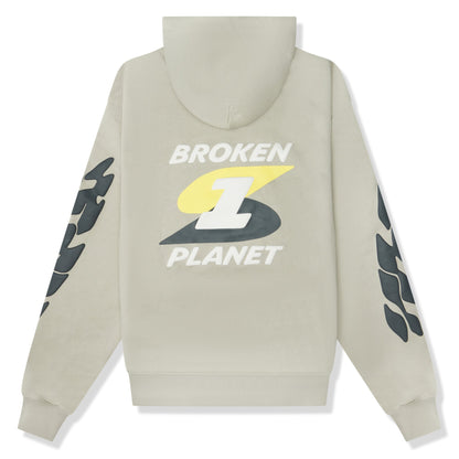 BROKEN PLANET 'BEYOND THE LIMITS' STONE GREY HOODIE - Hype Locker UK