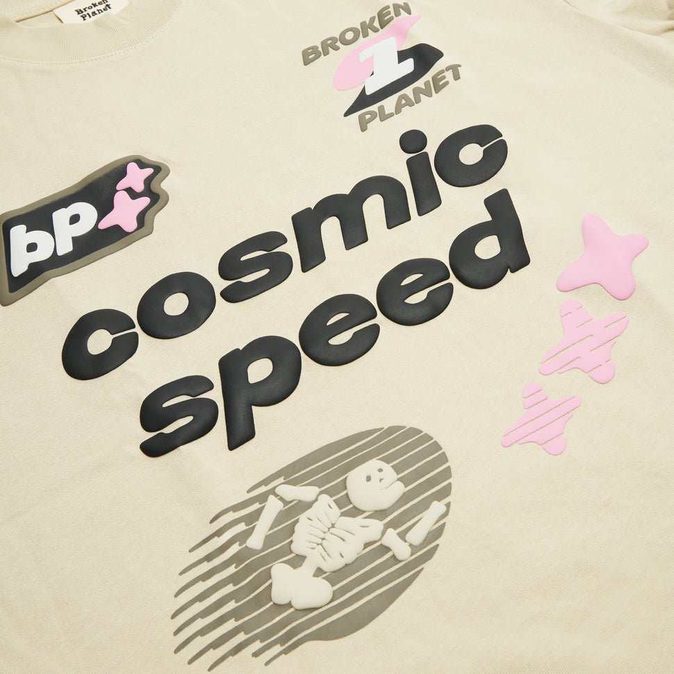 Broken Planet 'Cosmic Speed' Bone White T-Shirt – Hype Locker UK