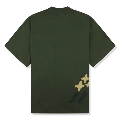 BROKEN PLANET 'SPACE TRAILS' GREEN T-SHIRT - Hype Locker UK