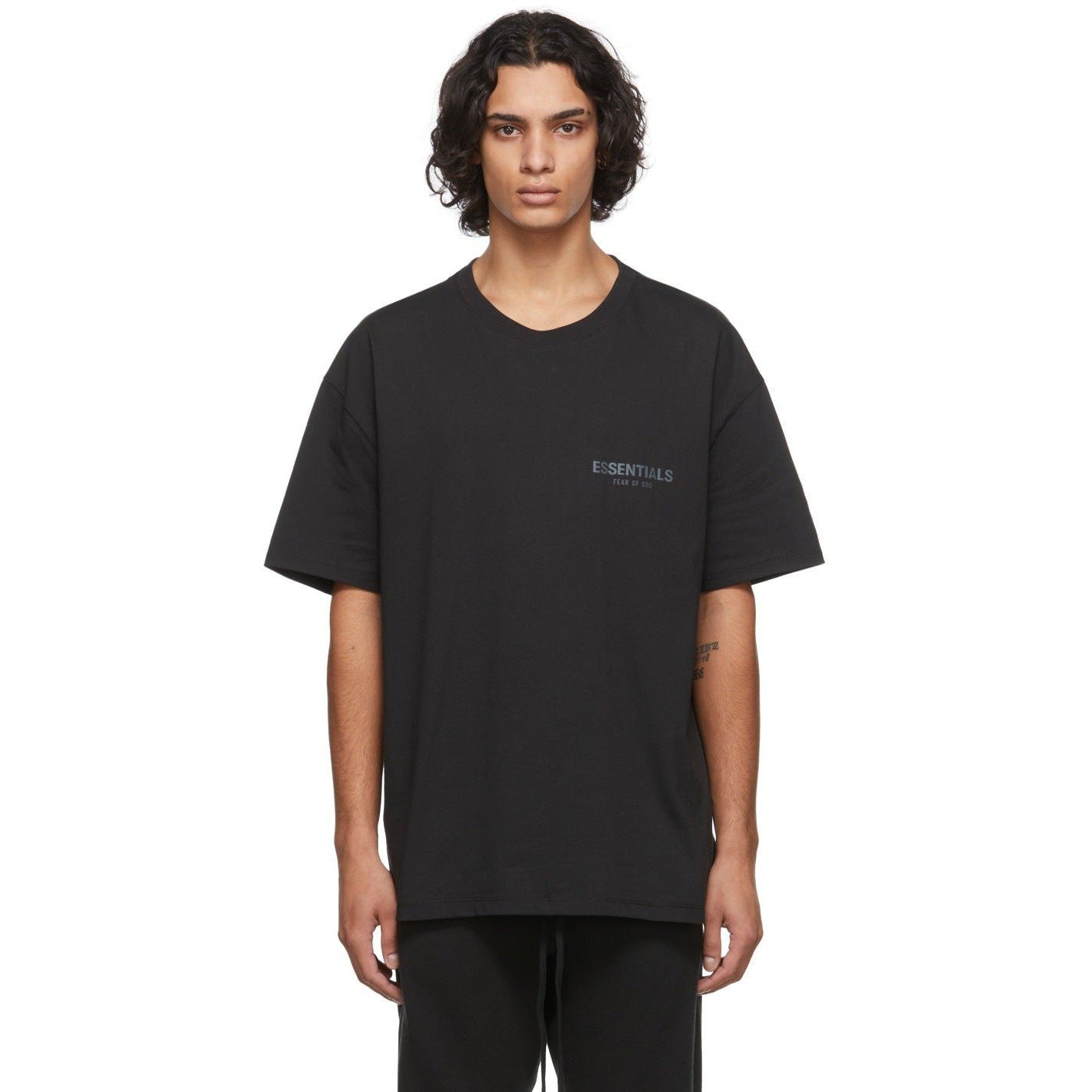 FEAR OF GOD ESSENTIALS BLACK CORE COLLECTION T-SHIRT - Hype Locker UK