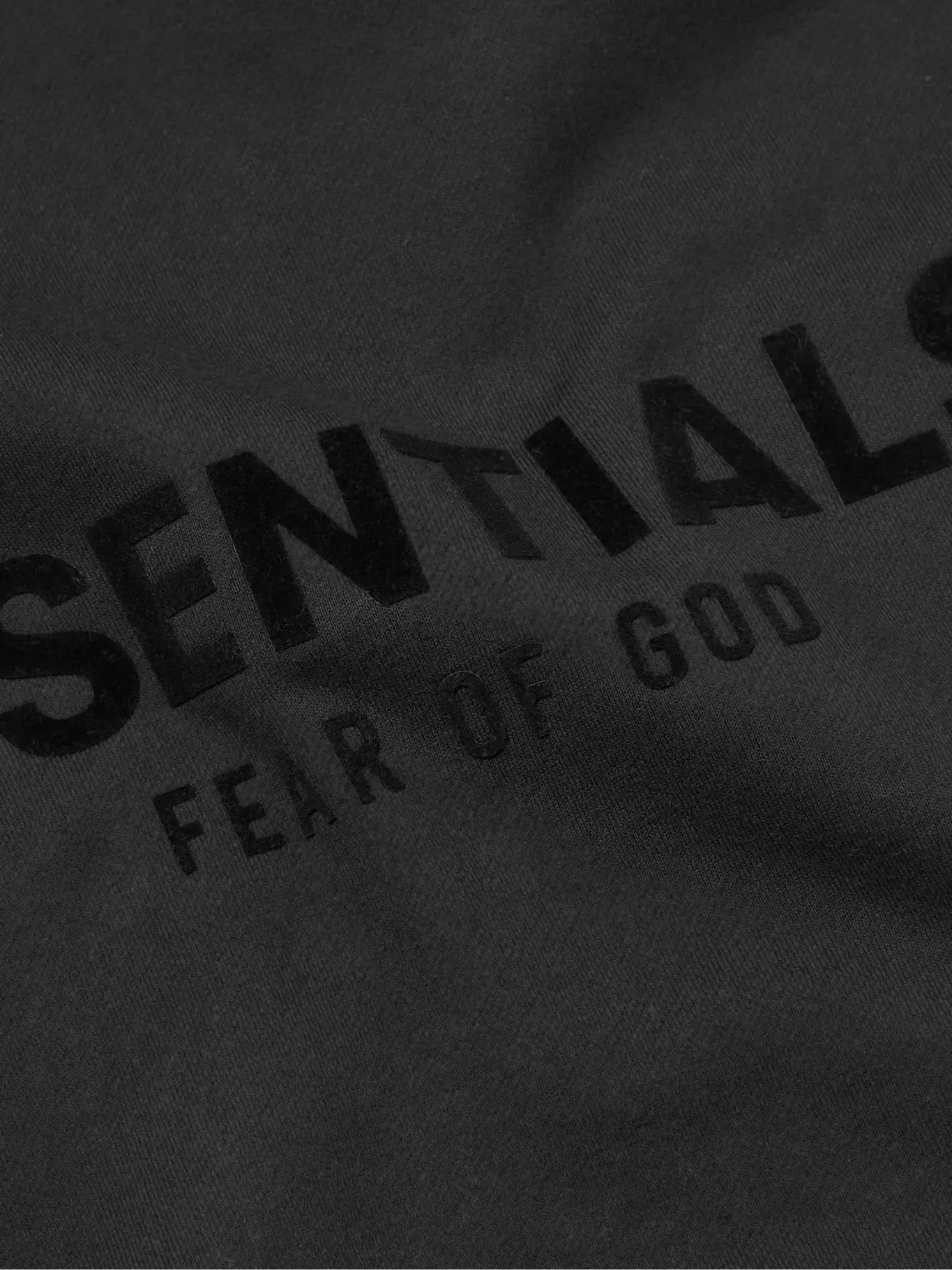 FEAR OF GOD ESSENTIALS BLACK FULL TRACKSUIT (SS22) - Hype Locker UK