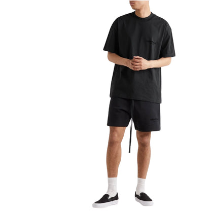 FEAR OF GOD ESSENTIALS BLACK SHORT SET (SS22) - Hype Locker UK