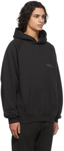 FEAR OF GOD ESSENTIALS BLACK / STRETCH LIMO CORE COLLECTION HOODIE - Hype Locker UK