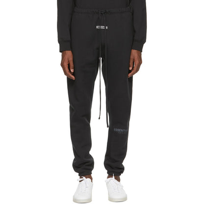 FEAR OF GOD ESSENTIALS BLACK / STRETCH LIMO SWEATPANTS - Hype Locker UK