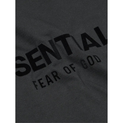 FEAR OF GOD ESSENTIALS BLACK / STRETCH LIMO T-SHIRT (SS22) - Hype Locker UK