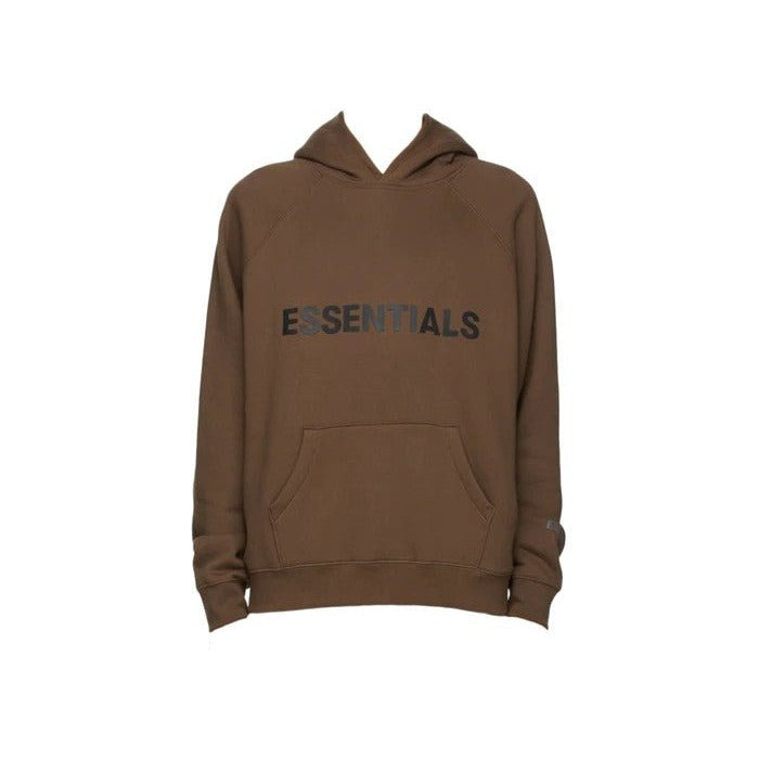 FEAR OF GOD ESSENTIALS BROWN PULLOVER HOODIE - Hype Locker UK