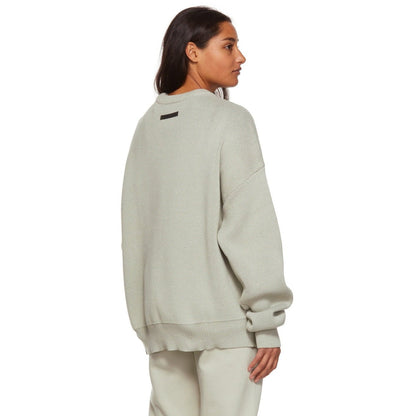 FEAR OF GOD ESSENTIALS CONCRETE KNIT SWEATSHIRT - Hype Locker UK