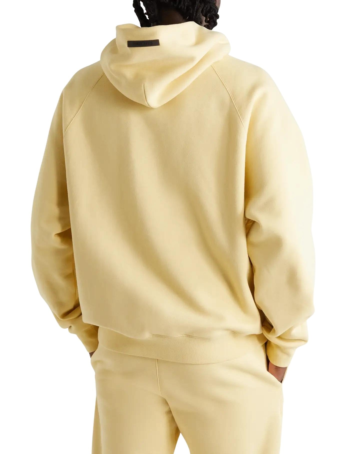 FEAR OF GOD ESSENTIALS CREAM CORE COLLECTION HOODIE - Hype Locker UK