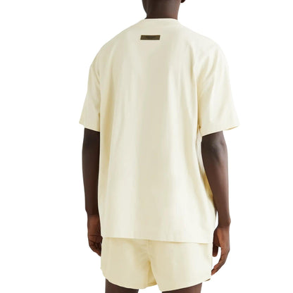 FEAR OF GOD ESSENTIALS CREAM / EGG SHELL T-SHIRT (FW22) - Hype Locker UK