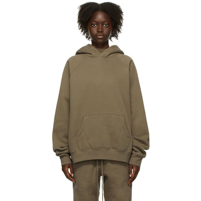 FEAR OF GOD ESSENTIALS HARVEST BACK LOGO HOODIE (SS21) - Hype Locker UK