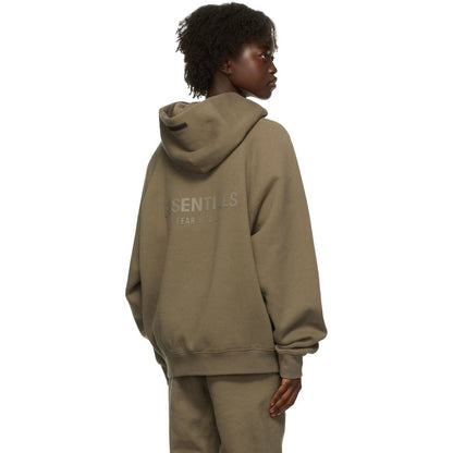 FEAR OF GOD ESSENTIALS HARVEST BACK LOGO HOODIE (SS21) - Hype Locker UK