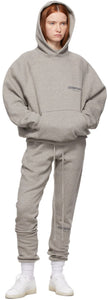 FEAR OF GOD ESSENTIALS HEATHER OATMEAL CORE COLLECTION FULL TRACKSUIT - Hype Locker UK
