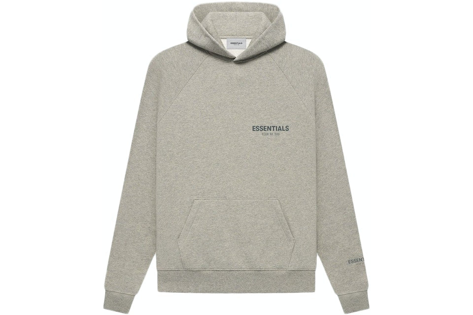 FEAR OF GOD ESSENTIALS HEATHER OATMEAL CORE COLLECTION HOODIE - Hype Locker UK