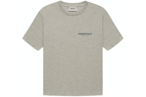 FEAR OF GOD ESSENTIALS HEATHER OATMEAL CORE COLLECTION T-SHIRT - Hype Locker UK