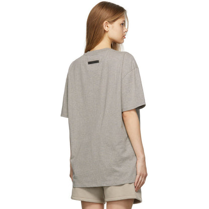 FEAR OF GOD ESSENTIALS HEATHER OATMEAL CORE COLLECTION T-SHIRT - Hype Locker UK