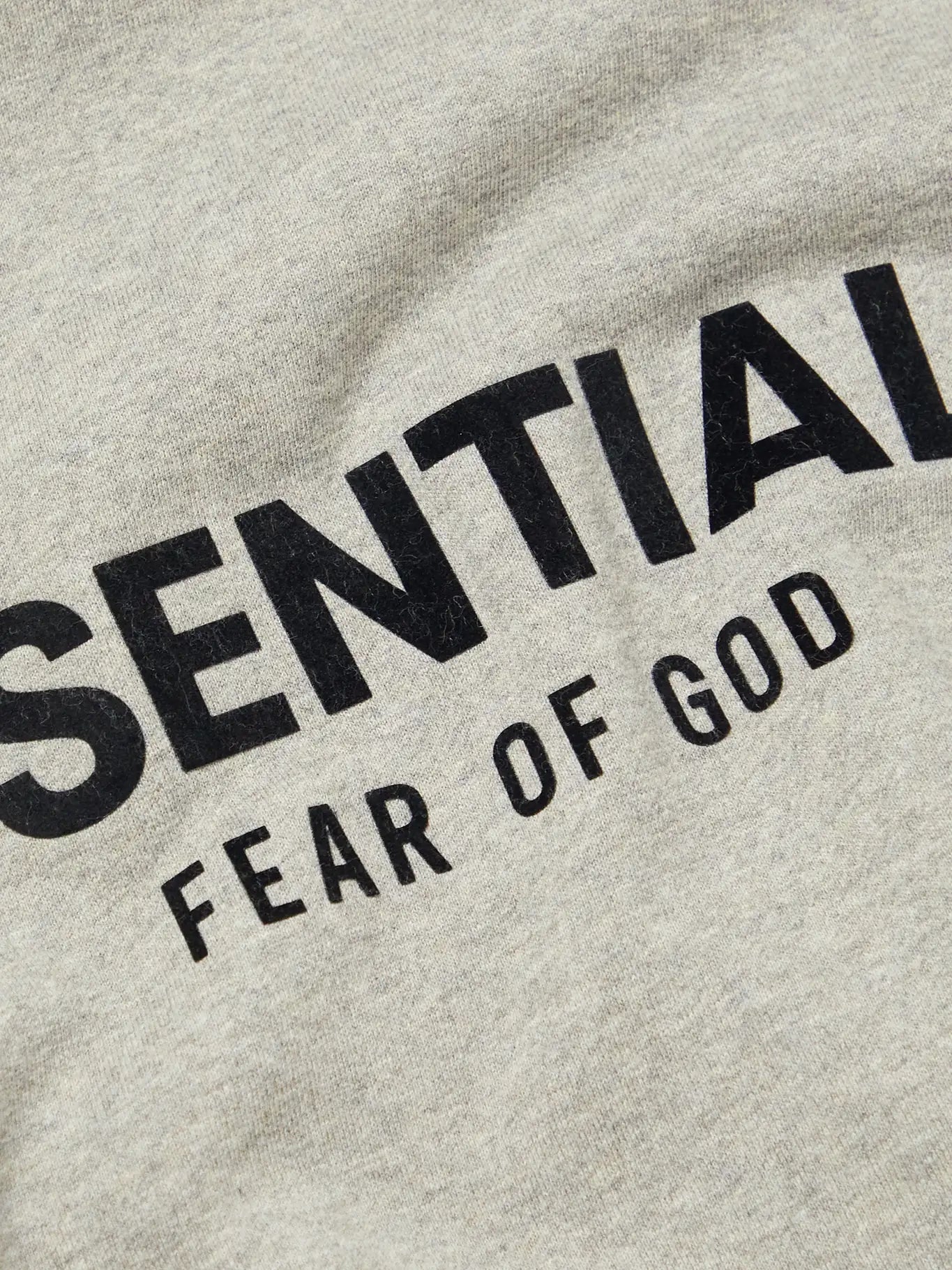 FEAR OF GOD ESSENTIALS HEATHER OATMEAL HOODIE (SS22) - Hype Locker UK