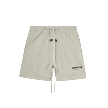 FEAR OF GOD ESSENTIALS HEATHER OATMEAL SHORT SET (SS22) - Hype Locker UK