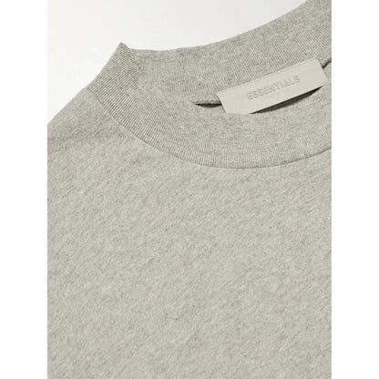 FEAR OF GOD ESSENTIALS HEATHER OATMEAL T-SHIRT (SS22) - Hype Locker UK