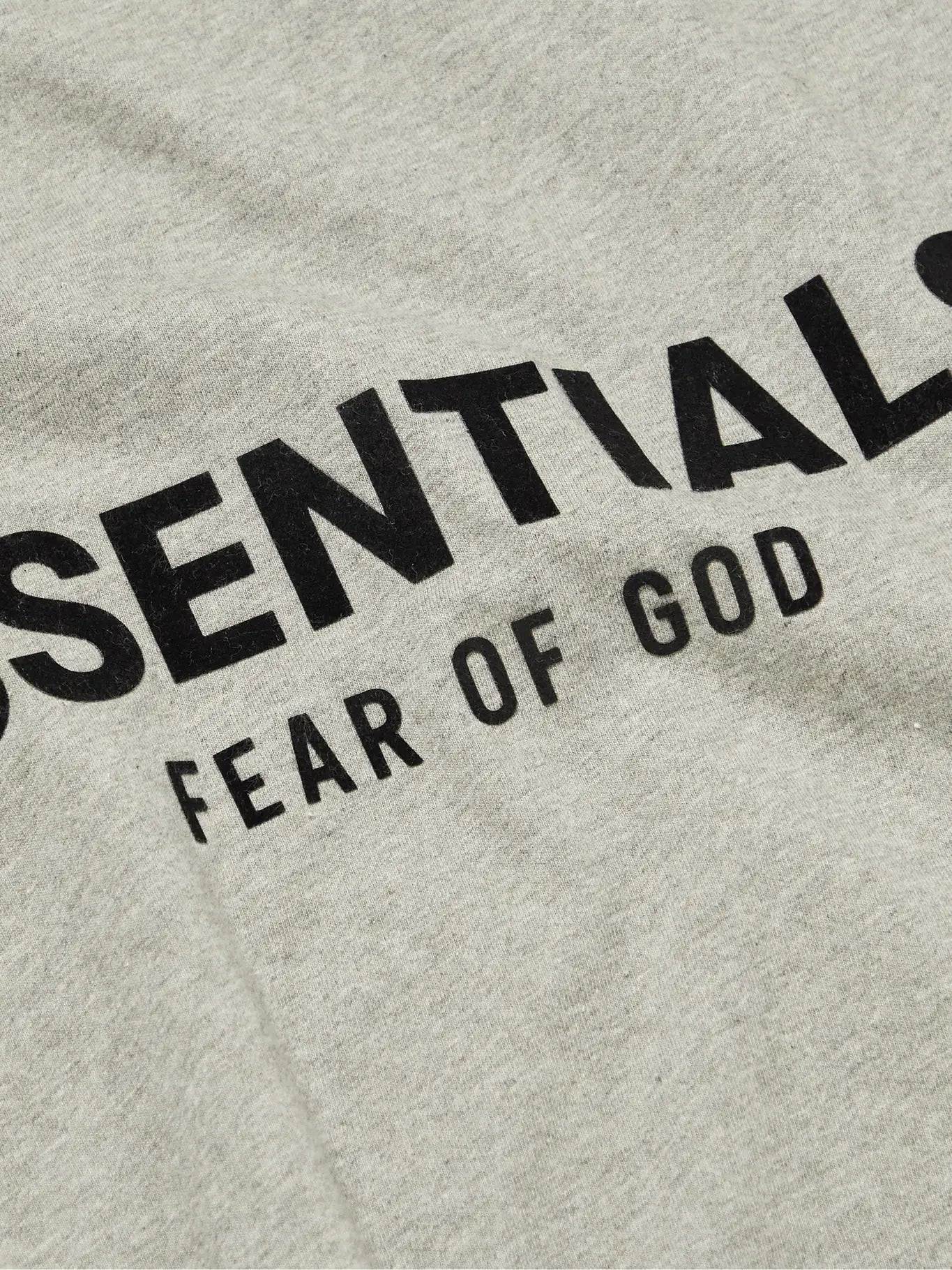 FEAR OF GOD ESSENTIALS HEATHER OATMEAL T-SHIRT (SS22) - Hype Locker UK