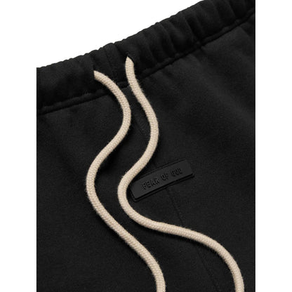 FEAR OF GOD ESSENTIALS JET BLACK SHORTS - Hype Locker UK