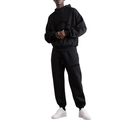 FEAR OF GOD ESSENTIALS JET BLACK SWEATPANTS - Hype Locker UK