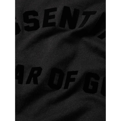 FEAR OF GOD ESSENTIALS JET BLACK T-SHIRT - Hype Locker UK