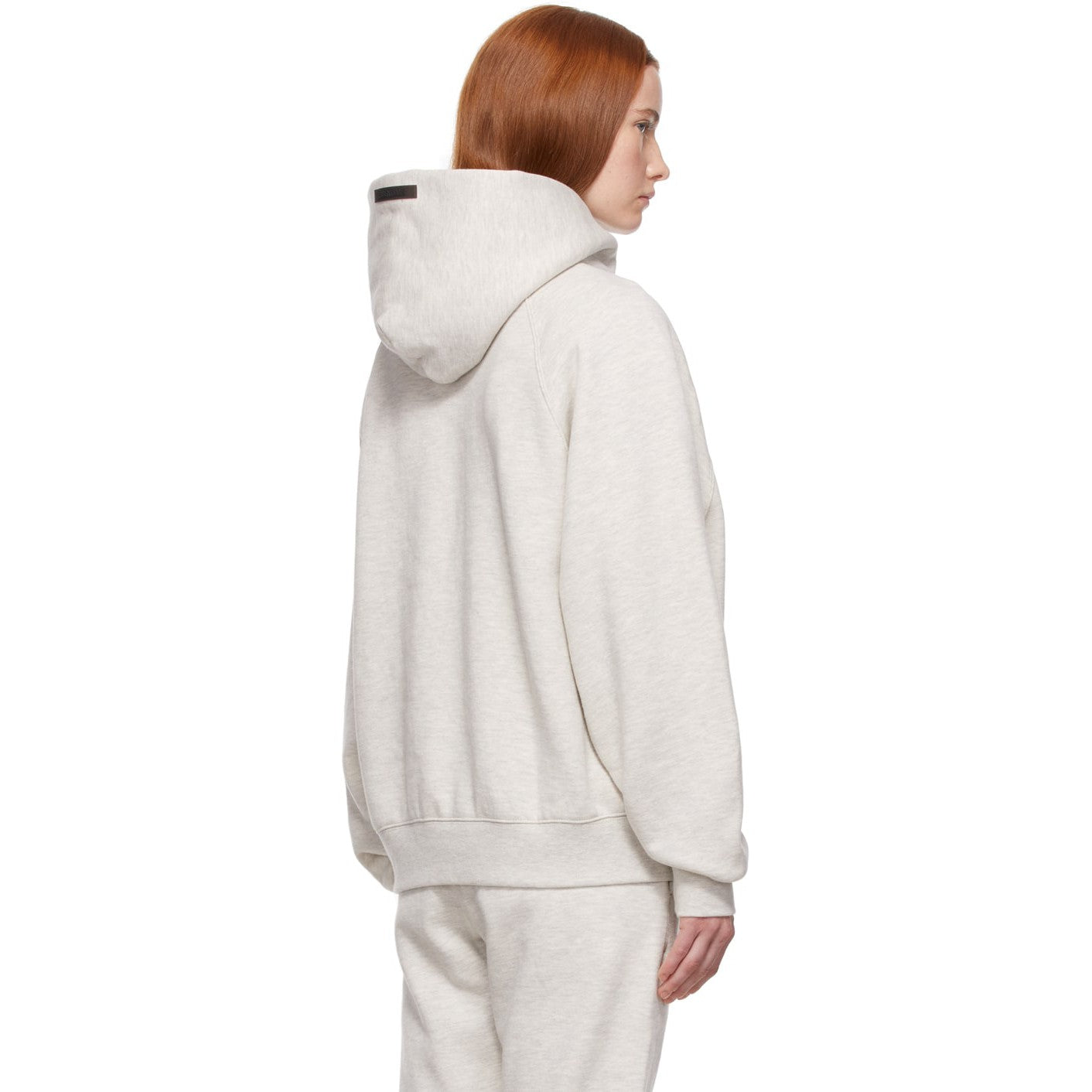 FEAR OF GOD ESSENTIALS LIGHT HEATHER OATMEAL CORE COLLECTION HOODIE - Hype Locker UK