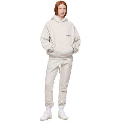FEAR OF GOD ESSENTIALS LIGHT HEATHER OATMEAL CORE COLLECTION TRACKSUIT - Hype Locker UK