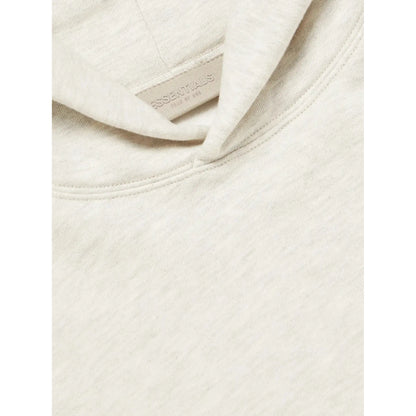 FEAR OF GOD ESSENTIALS LIGHT HEATHER OATMEAL HOODIE (SS22) - Hype Locker UK