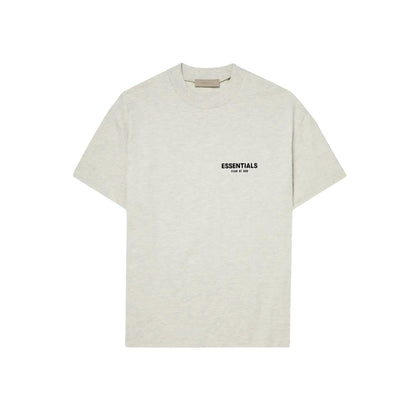 FEAR OF GOD ESSENTIALS LIGHT HEATHER OATMEAL SHORT SET (SS22) - Hype Locker UK