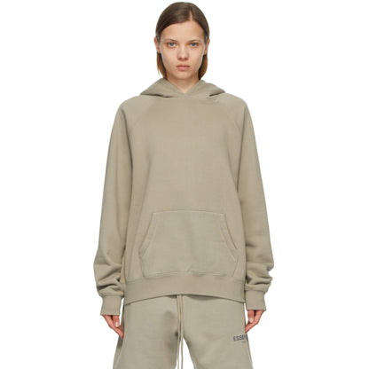 FEAR OF GOD ESSENTIALS MOSS BACK LOGO HOODIE (SS21) - Hype Locker UK