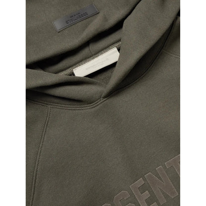 FEAR OF GOD ESSENTIALS OFF BLACK HOODIE (FW22) - Hype Locker UK